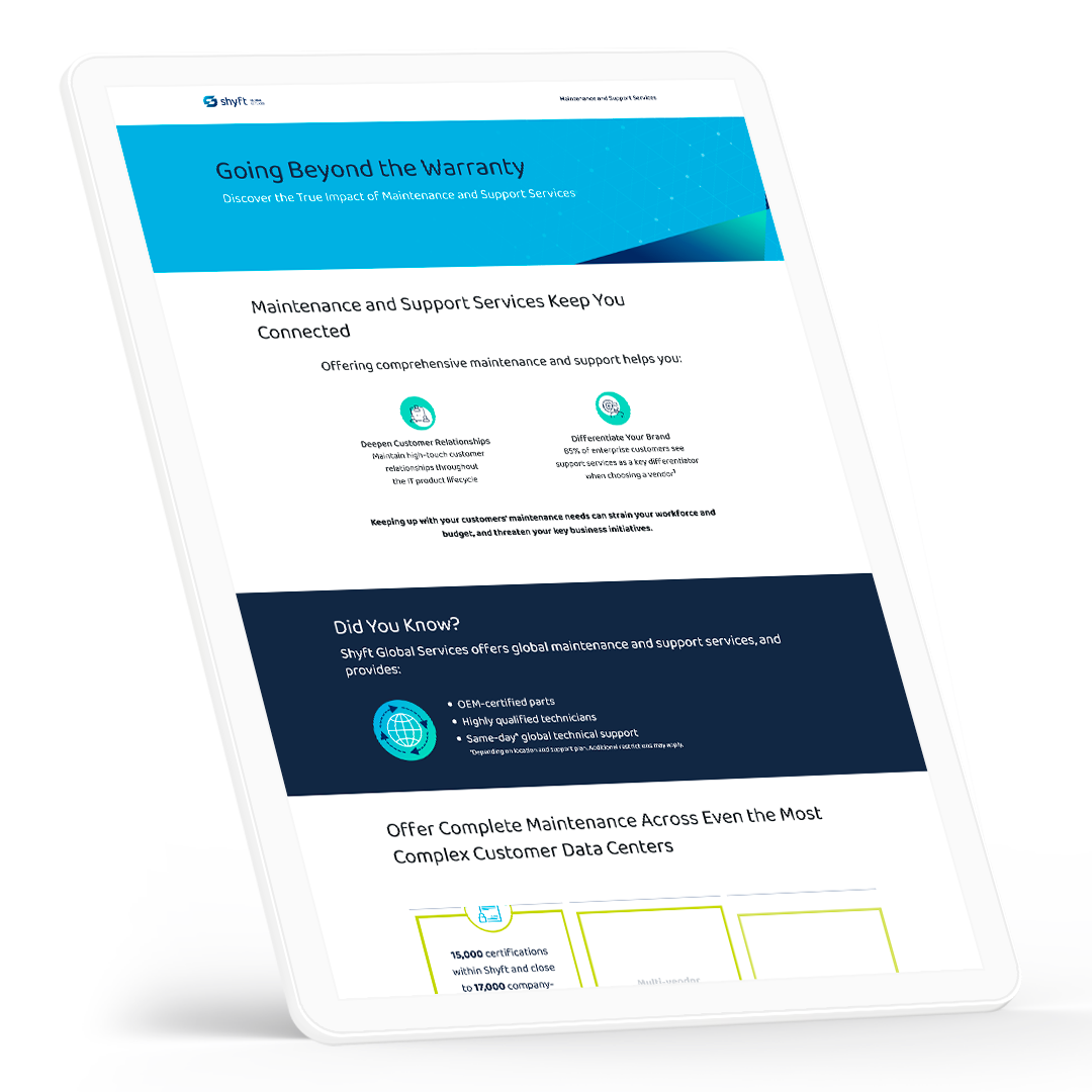 Going Beyond the Warranty Infographic | Shyft Global Services